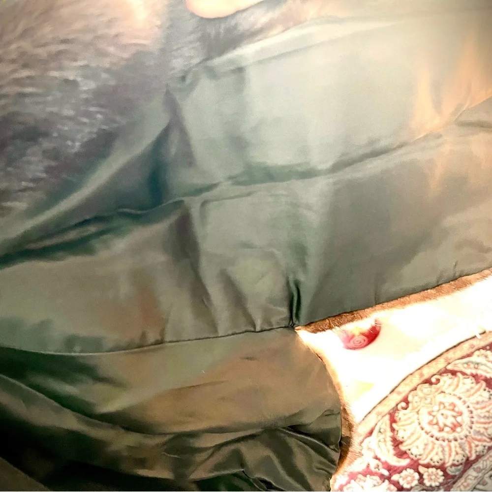 Authentic Vintage Brown/Black 100% Real Mink Fur Stole/Wrap, Godchaux’s - Picture 8 of 11